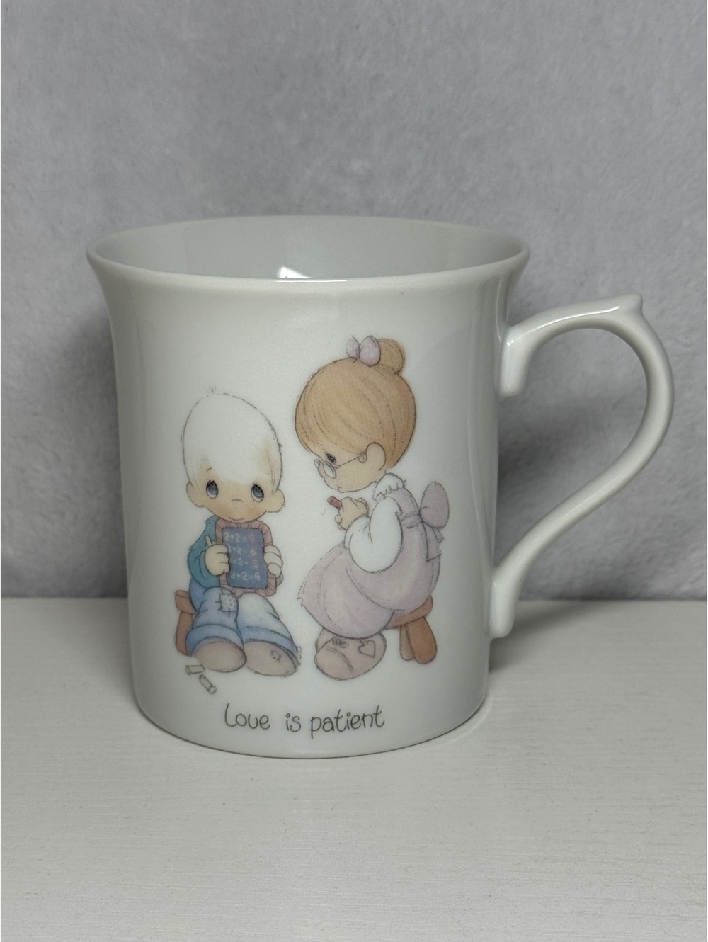 Precious Moments 1984 “Love is Patient” Mug - Teacher Student Gift